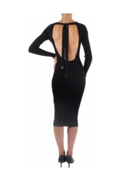 Elisabetta Franchi Casual Jurken Dress Black -Elisabetta Franchi Winkel 000a184c25280ba0dc3e91891fd4f84f