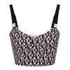 Elisabetta Franchi Tops Cropped Top Black