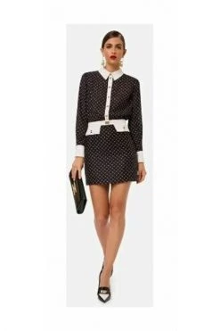 Elisabetta Franchi Casual Jurken Short Dresses Black