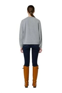 Elisabetta Franchi Hoodies & Sweatvesten Sweatshirt Gray -Elisabetta Franchi Winkel 013ac6a1afc559f8bd2d2c10245bae96