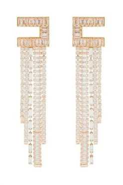 Elisabetta Franchi Oorbellen EARRINGS Yellow