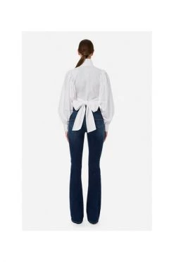 Elisabetta Franchi Flared Jeans Blue -Elisabetta Franchi Winkel 01a51ee368c639f9d4ba0b2708009b7d
