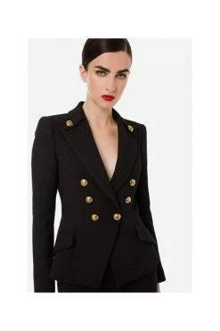 Elisabetta Franchi Blazers Black -Elisabetta Franchi Winkel 01aa06c26fddfd51f6d5ba51904d8354