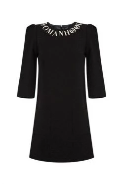 Elisabetta Franchi Casual Jurken Short Dresses Black