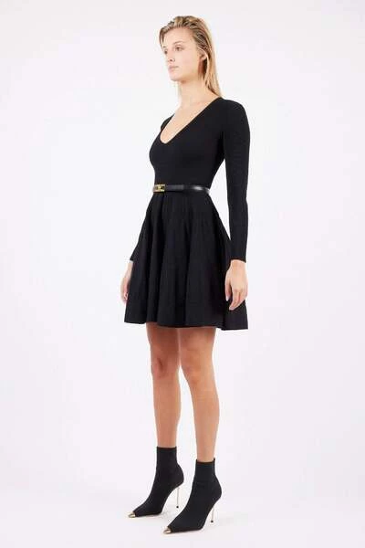 Elisabetta Franchi Feestjurken Party Dresses Black 5 Elisabetta Franchi Feestjurken Party Dresses Black - Afbeelding 5