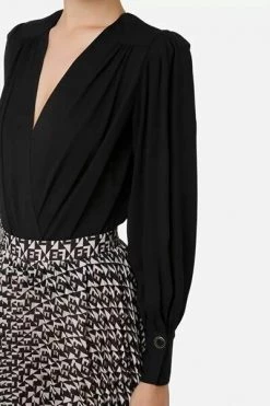 Elisabetta Franchi Blouses Black -Elisabetta Franchi Winkel 02001bf49133ac01a9c279e0c0df1a01