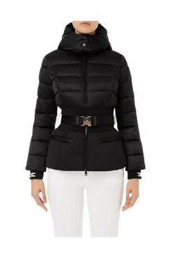 Elisabetta Franchi Gewatteerde Jassen Down Jacket Black