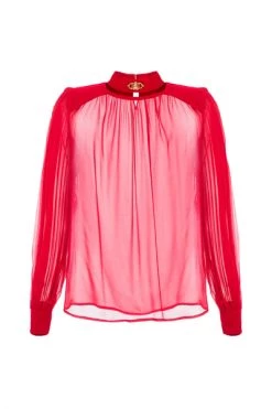 Elisabetta Franchi Blouses Red