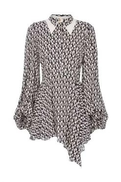 Elisabetta Franchi Casual Jurken Abito AB16026E2 Black