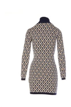 Elisabetta Franchi Casual Jurken Knitted Dresses Beige -Elisabetta Franchi Winkel 02b2066656ae91a34219279681d571d9