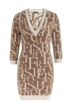 Elisabetta Franchi Casual Jurken Dresses Beige -Elisabetta Franchi Winkel 0325e595b5e732e76a21a6090bd51790