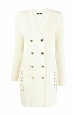 Casual Jurken Elisabetta Franchi Dresses White White