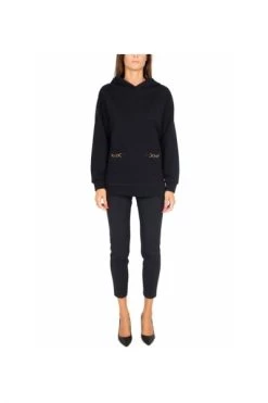 Elisabetta Franchi Hoodies & Sweatvesten Hoodie Black -Elisabetta Franchi Winkel 0372c32b85aa5b326dd2df10bd63d491