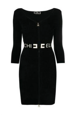Casual Jurken Elisabetta Franchi Dresses Black