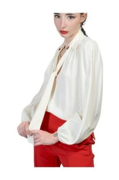 Elisabetta Franchi Blouses White -Elisabetta Franchi Winkel 043d26c06f9d142081a06aebbe1f1bce