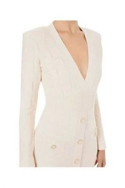 Elisabetta Franchi Casual Jurken Dresses Beige