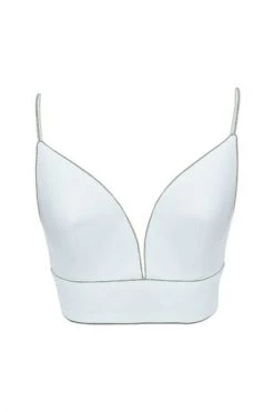 Elisabetta Franchi Shirts Crop Top Jewel White -Elisabetta Franchi Winkel 04e5653f941f879ee46db8f53b98a355