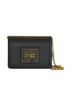 Elisabetta Franchi Schoudertassen Shoulder Bags Black -Elisabetta Franchi Winkel 05c317bc3e12007f89976d8cf1d22d57
