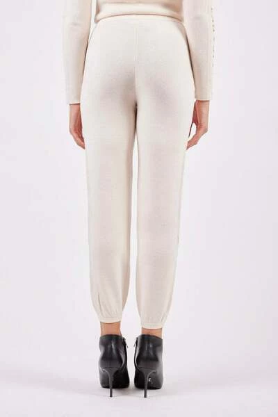 Elisabetta Franchi Sweatpants White 5 Elisabetta Franchi Sweatpants White - Afbeelding 5