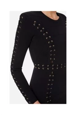 Elisabetta Franchi Casual Jurken Short Dresses Black