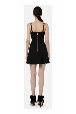 Elisabetta Franchi Casual Jurken Short Dresses Black 7 Elisabetta Franchi Casual Jurken Short Dresses Black -Elisabetta Franchi Winkel 060daf32fa2ad2a66f8c9c5d10a0bd56