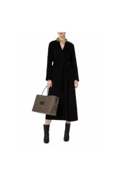 Elisabetta Franchi Trenchcoats & Mantels Coat Black -Elisabetta Franchi Winkel 062e1ca7b701d660788a23ff9b76191d