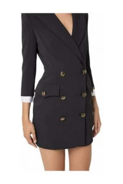 Elisabetta Franchi Casual Jurken Short Dresses Black -Elisabetta Franchi Winkel 068b0b82d4c650de75aac8a8a3257db1