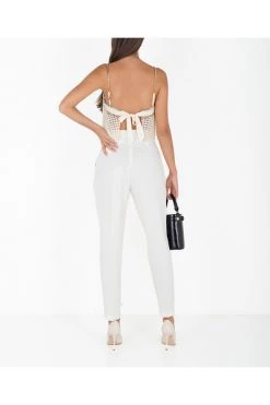 Elisabetta Franchi Sleeveless Tops Beige