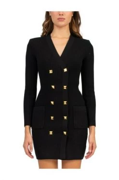 Elisabetta Franchi Casual Jurken Short Dresses Black -Elisabetta Franchi Winkel 06e3b3c461bdb84d61ad1840f25010eb