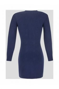 Elisabetta Franchi Casual Jurken Knitted Dresses Blue -Elisabetta Franchi Winkel 072c2fecab29964f10dadd60ffa4b4c6