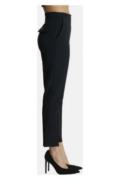 Elisabetta Franchi Chino's Cigarette Trousers Black -Elisabetta Franchi Winkel 07454662eaf74d5d50532bf4930c6931