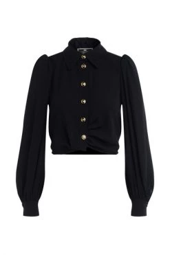 Elisabetta Franchi Longsleeve Shirts Short Shirt Black
