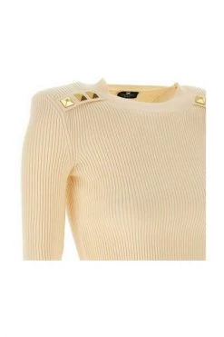 Elisabetta Franchi Hoodies & Sweatvesten Sweatshirts White -Elisabetta Franchi Winkel 08934117f0be4047cd42a5da2ccb6a97