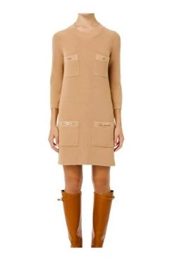 Elisabetta Franchi Truien & Vesten Dress Beige -Elisabetta Franchi Winkel 090809628ef53b6a2d550264c594aa21