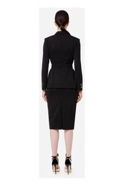 Elisabetta Franchi Business Blazers Formal Blazers Black