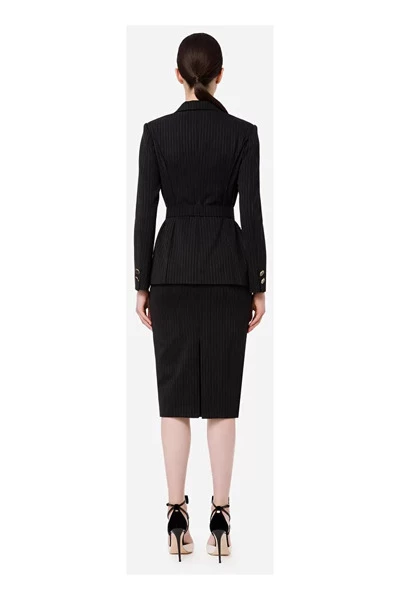 Elisabetta Franchi Business Blazers Formal Blazers Black 1 Elisabetta Franchi Business Blazers Formal Blazers Black