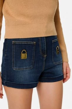Elisabetta Franchi Denim Shorts Shorts Blue 9 Elisabetta Franchi Denim Shorts Shorts Blue -Elisabetta Franchi Winkel 09afadae1181c0244370829e53139a4f