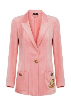 Elisabetta Franchi Blazers Blazer Jacket Pink