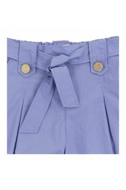 Elisabetta Franchi Lange Broeken Trousers Purple