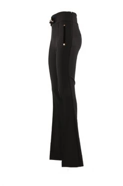 Elisabetta Franchi Wijde Broeken Wide Trousers Black -Elisabetta Franchi Winkel 0a947cbec19fd1979eea054d845b8ecd