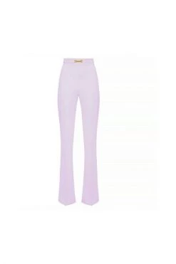 Elisabetta Franchi Vrijetijds Broeken Suit Flared Pants Pink -Elisabetta Franchi Winkel 0aecbd7b7f1b33d07e907c68ff0e6f09