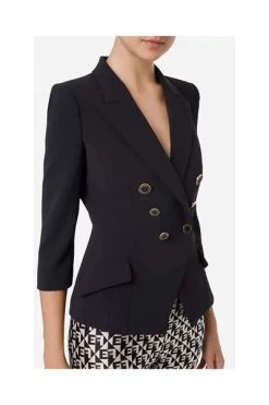 Elisabetta Franchi Blazers Black