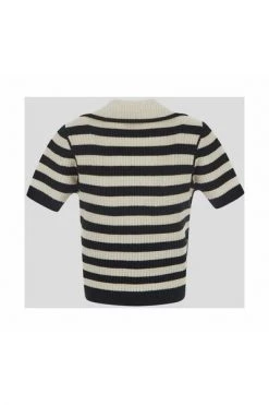 Elisabetta Franchi Sweaters V-neck Knitwear Black