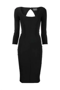 Elisabetta Franchi Casual Jurken Midi Dresses Black -Elisabetta Franchi Winkel 0c768559c069b89b6a7a70c4e161af1d