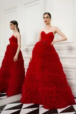 Elisabetta Franchi Feestjurken Party Dresses Red -Elisabetta Franchi Winkel 0ced66a8c5eb13f2da24a6b892965367