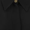 Elisabetta Franchi Longsleeve Shirts Slip Line Georgette Shirt Black