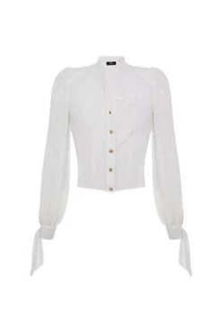 Elisabetta Franchi Longsleeve Shirts Shirts White
