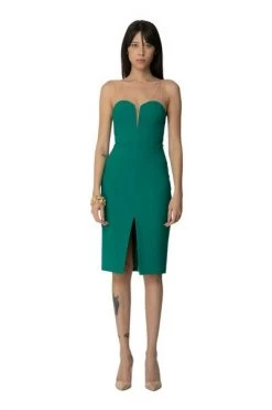 Elisabetta Franchi Casual Jurken Midi Dresses Green -Elisabetta Franchi Winkel 0db0049867ab61e2e08227bfa1bb436b