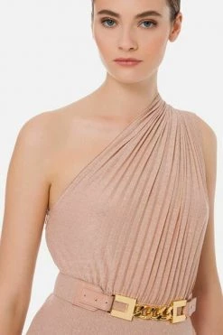 Elisabetta Franchi Maxi Jurken ABITI AB21722E2-181 Pink -Elisabetta Franchi Winkel 0df958dea02f5b92152e2d4745f915dd