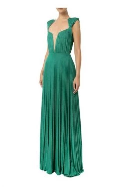 Elisabetta Franchi Maxi Jurken Maxi Dresses Green -Elisabetta Franchi Winkel 0e00858a37e11d86a3d111b0375e3d8a